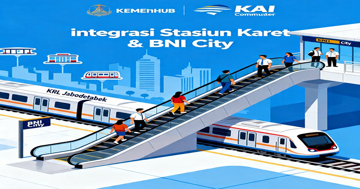 Integrasi Stasiun Karet dan BNI City