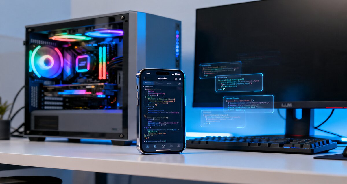 Saya memberikan tugas LLM lokal yang sama pada PC gaming dan ponsel saya, dan ha